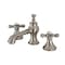 Kingston Brass KC7068AX Widespread Bathroom Faucet with Brass Pop-Up, Brushed Nickel KC7068AX - alternate 1